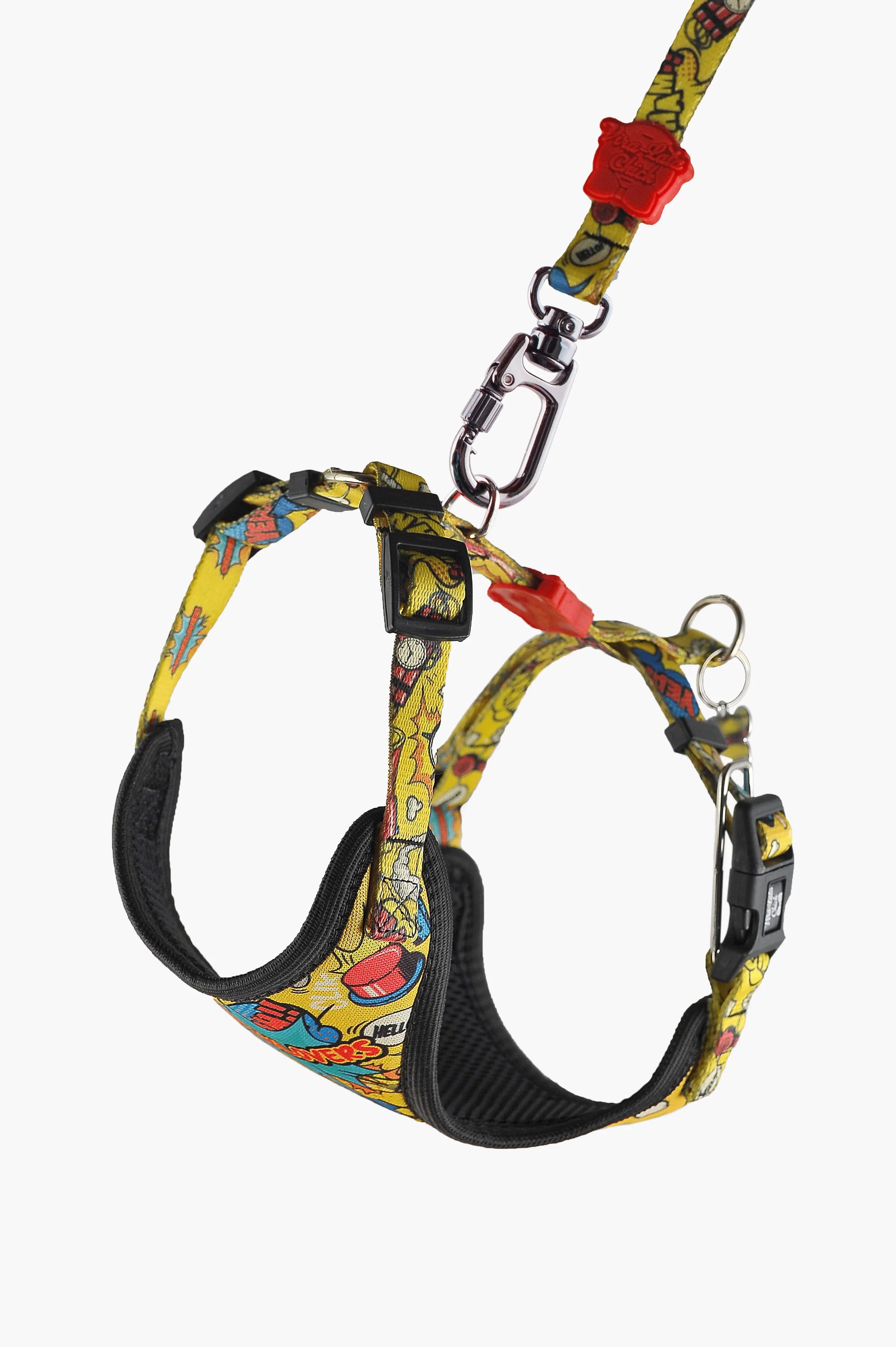 Peitoral no formato Americano com a personalização cartoon amarelo air, com a posição da imagem esta suspensa no ar